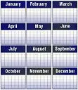 Smoking calendar